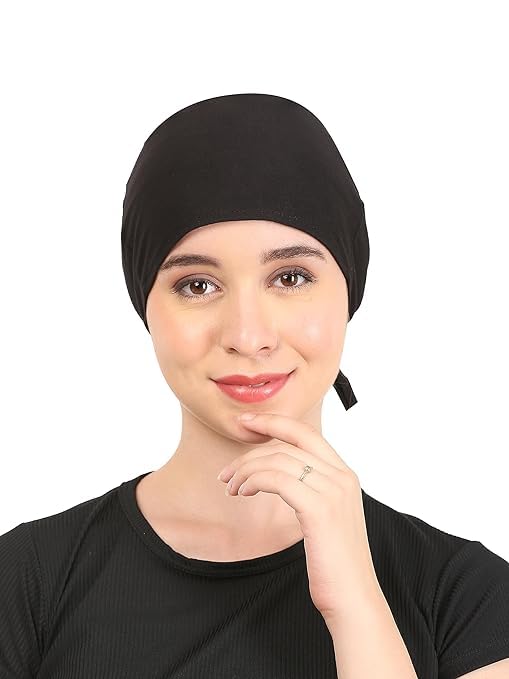 Pure Cotton Hijab Cap for Muslim Women and Girls – Soft Breathable Jersey Undercap