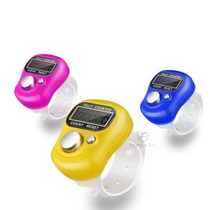 Digital Finger Tally Counter – Pack of 3 portable handheld clickers with LCD display for exercise, knitting, sports, and daily use