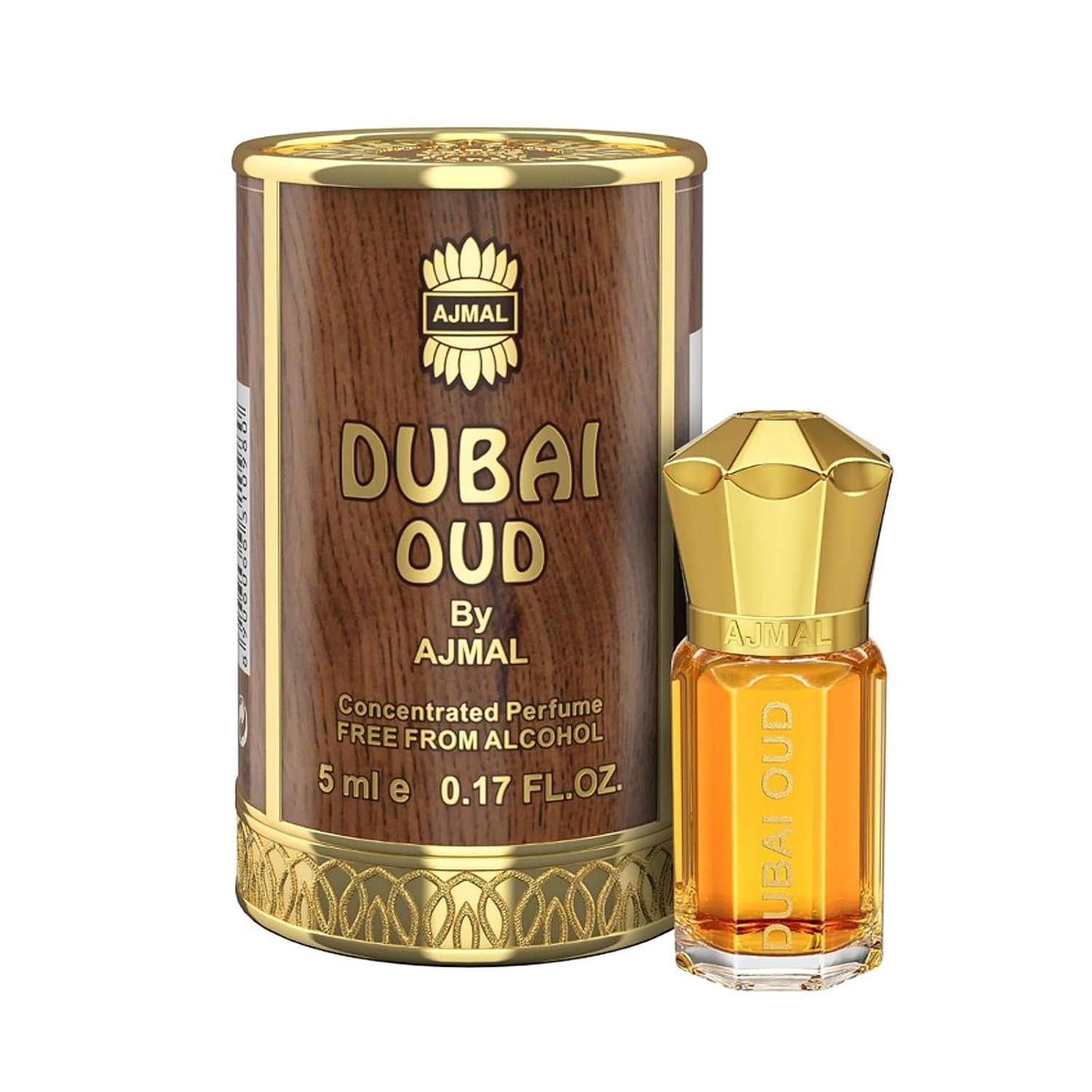 Ajmal DUBAI OUD Attar Unisex Perfume Ambery Woody Fragrance