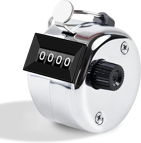 Metal Hand - Tally Counter -with 4 Digit Display- Clicker Counter