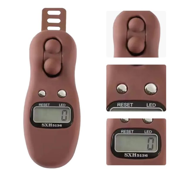 Manual Digital Finger Counter - Adjustable Ring Tasbeeh Counter with Digital Display (00000-99999), Perfect for Islamic Dhikr, Meditation & Fitness Tracking