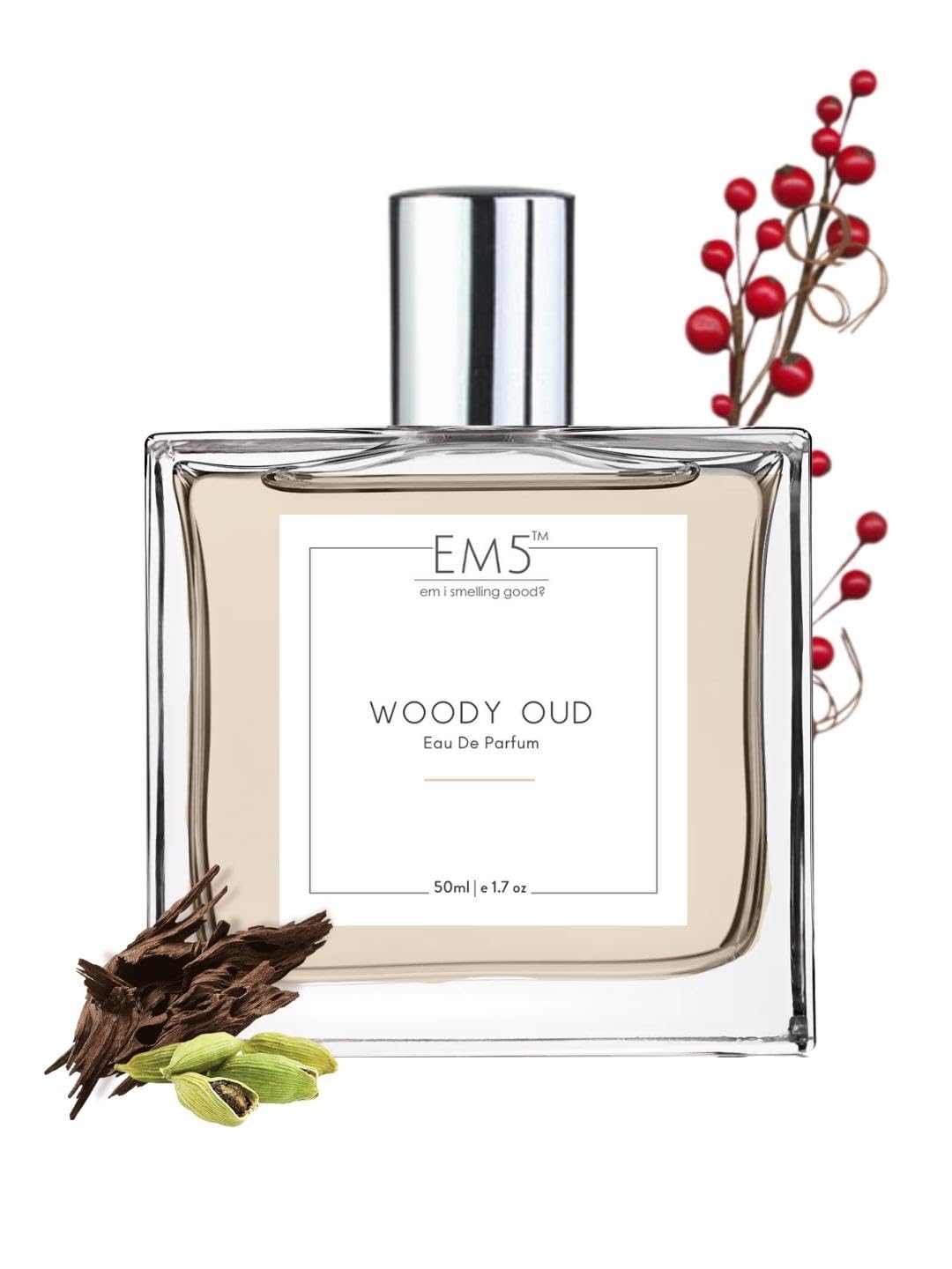 Woody Oud unisex perfume bottle – long-lasting luxury scent