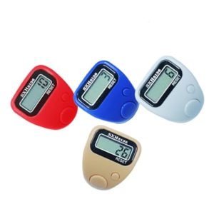 Digital Tasbih Counter and Prayer Beads Mini Row Finger Counter Electronic Digital Tally Counter for Pray Tool Finger Ramadan (Random Colour) (Pack of 1)