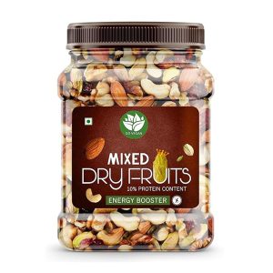 True Elements Panchmeva 1.2kg - Fasting Special Trail Mix | Premium Dry Fruits | 5 Nuts - Almonds, Cashews, Dates, Raisins, Black Currant | Dry Fruits Mix | Healthy Snacks