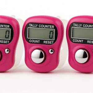 Mini digital finger ring tally counter for tasbeeh, jap, and meditation