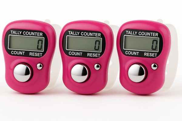 Mini digital finger ring tally counter for tasbeeh, jap, and meditation
