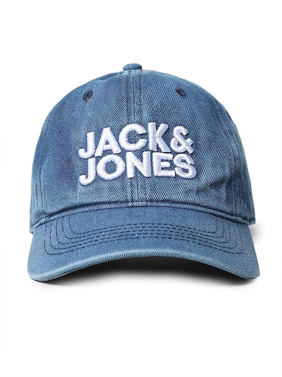 JACK & JONES Men's Cotton Baseball Cap with Adjustable Back Closure | Unisex Cap