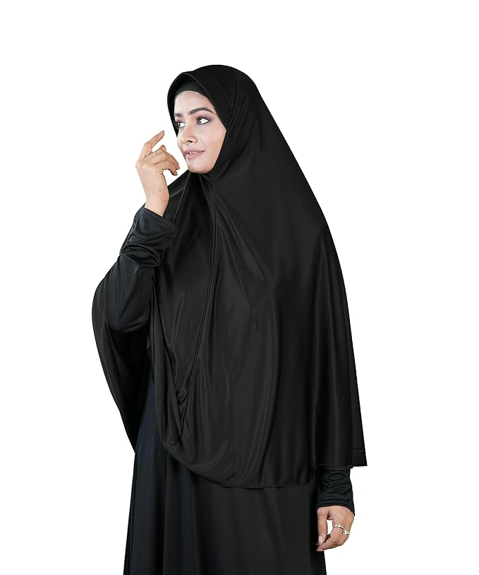 Mehar Hijab's Modest Women's Hijab Solid Polyester Soft & Comfortable Fabric Sabaa Hijab