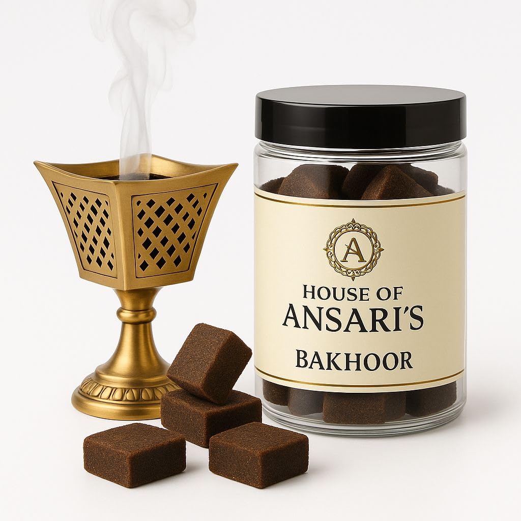 House of Ansari’s Bakhoor Oud AL SAFWAH| Amber, Rose & Musk Incense | 50 Grams Bakhoor Jar | Perfect for Prayer, Relaxation & Meditation | Ideal for Home, Office & Gifting