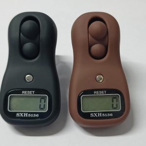 Manual digital finger tally counter pack of 2 multicolor for tasbeeh and daily use