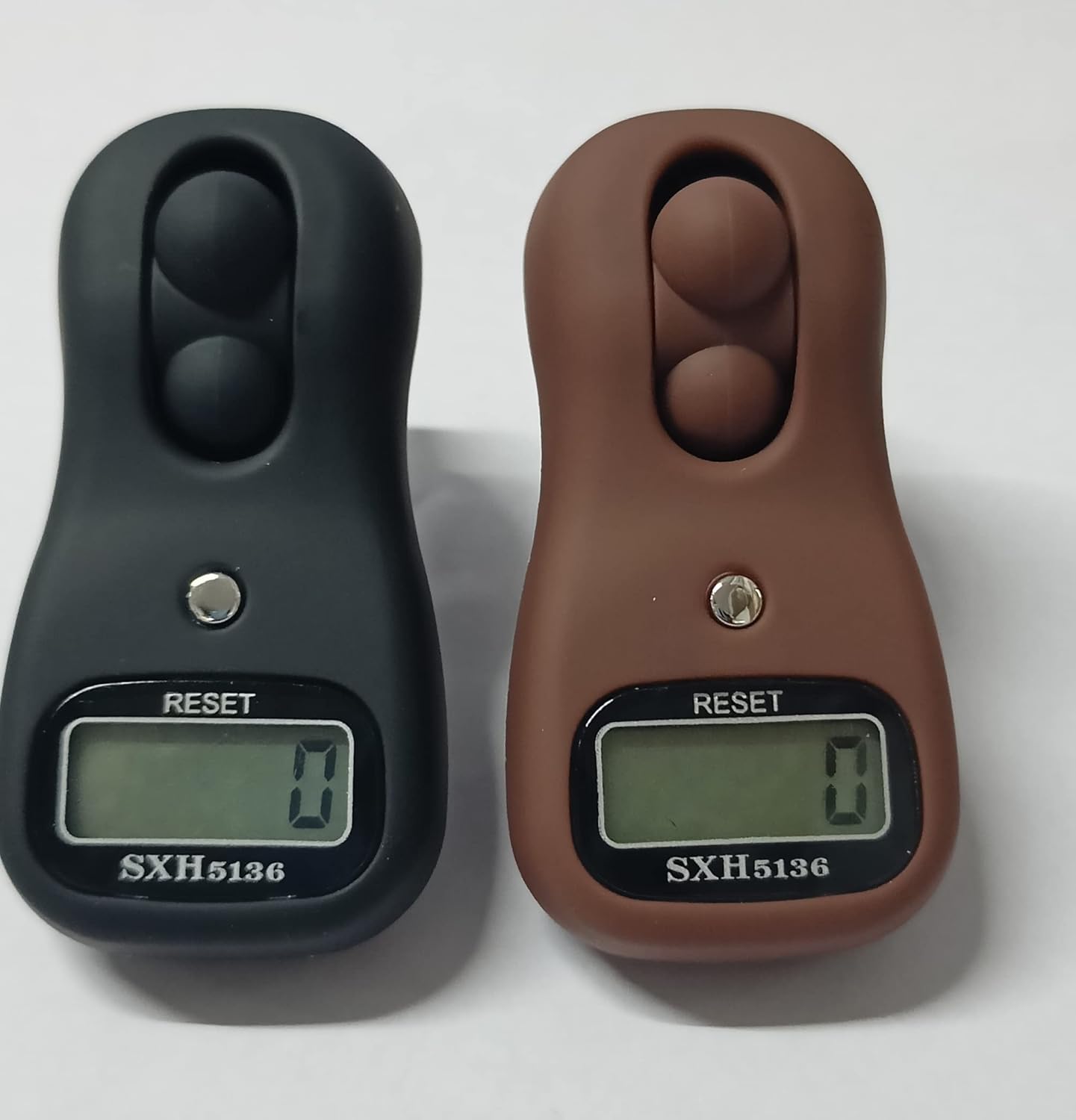 Manual digital finger tally counter pack of 2 multicolor for tasbeeh and daily use
