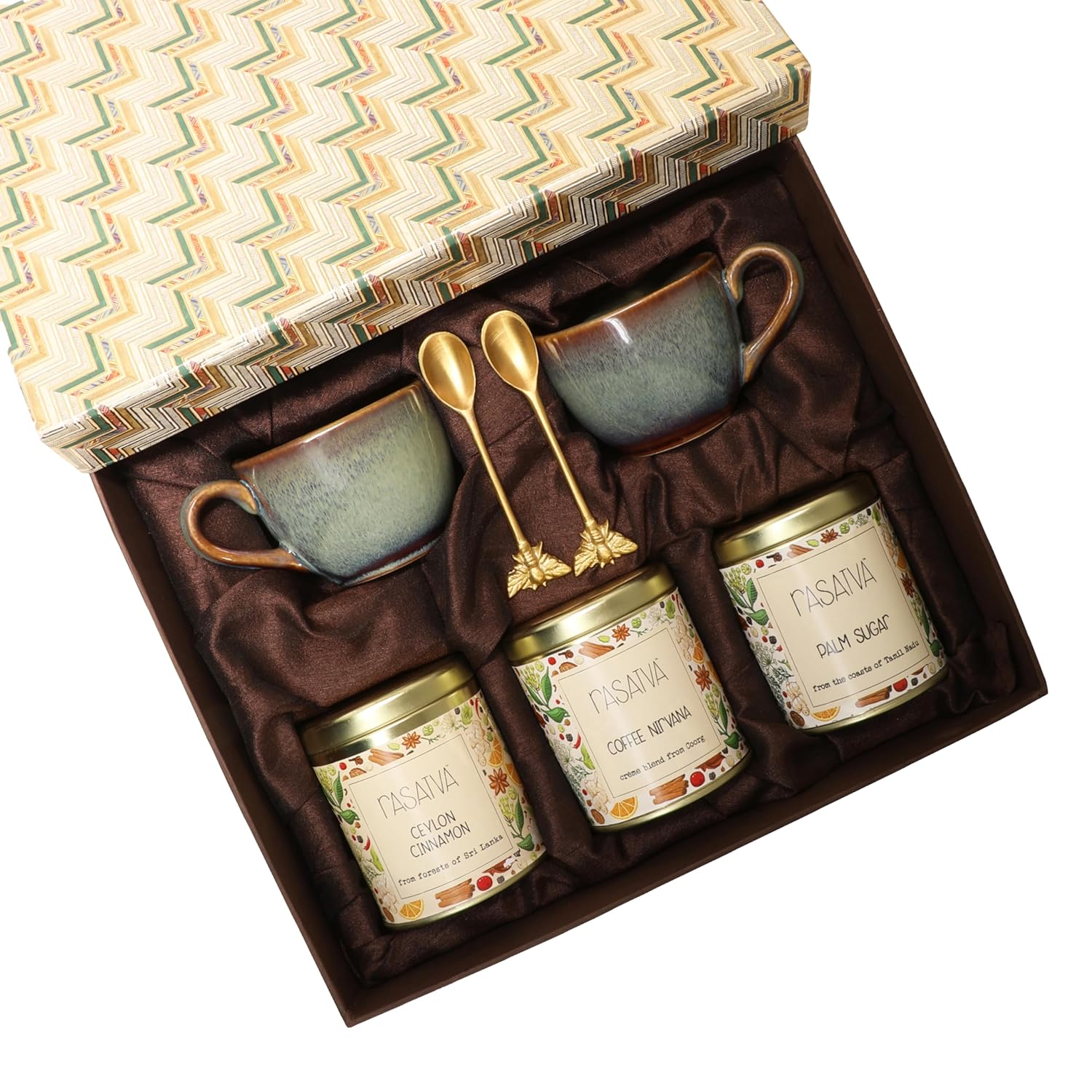 Rasatva Coffee Nirvana Gift Box | Gourmet Coffee Gift Hamper | Premium Corporate Gift for Employees | Anniversary, Festive Gift for Friends & Family