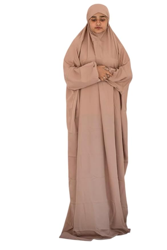 Islamic prayer dress with hijab women